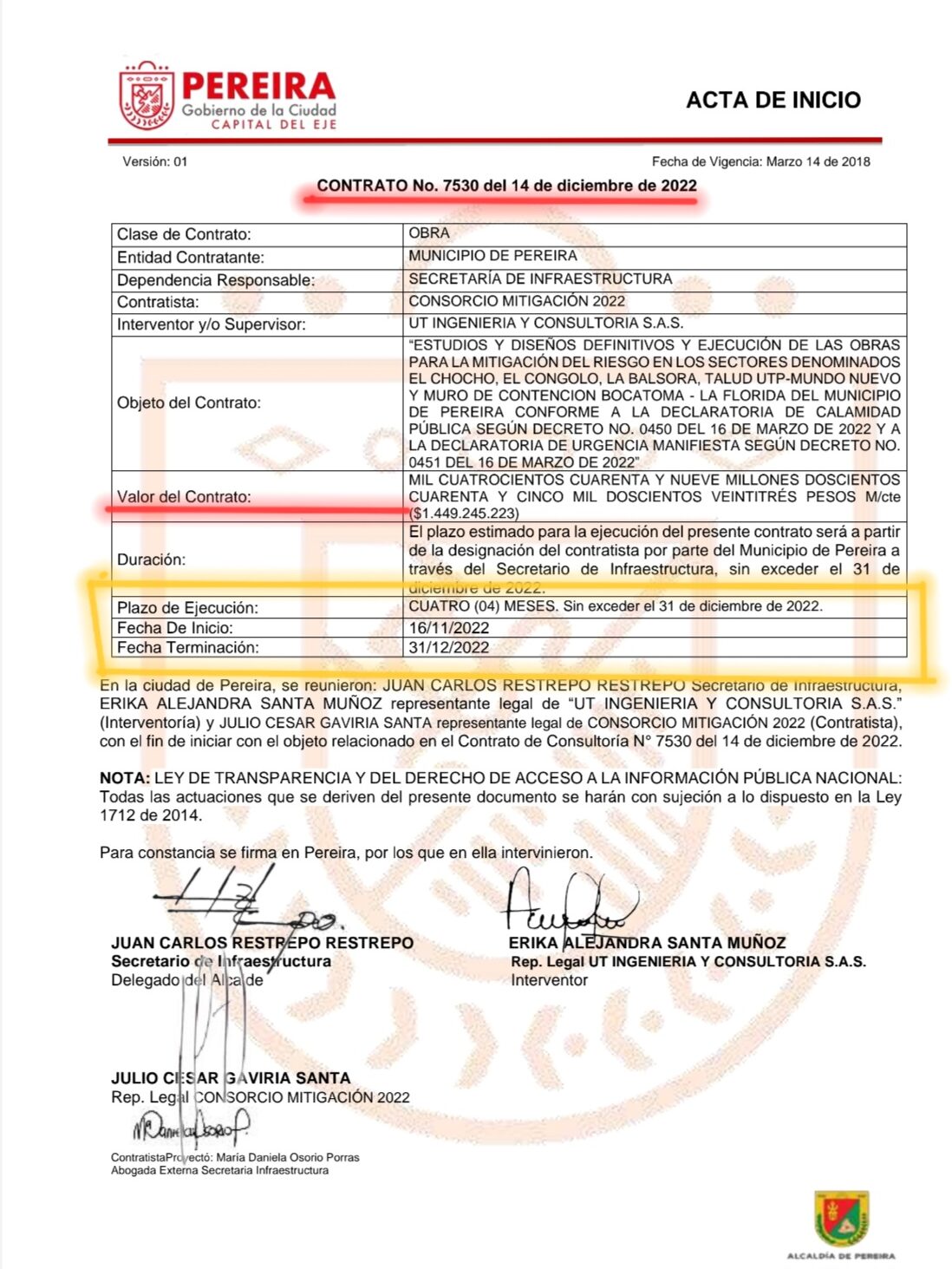 exalcalde carlos maya pago 1 449 millones pero se hunde la via y caen vehiculos que paso screenshot 20240920 103129 samsung notes e1727215594325