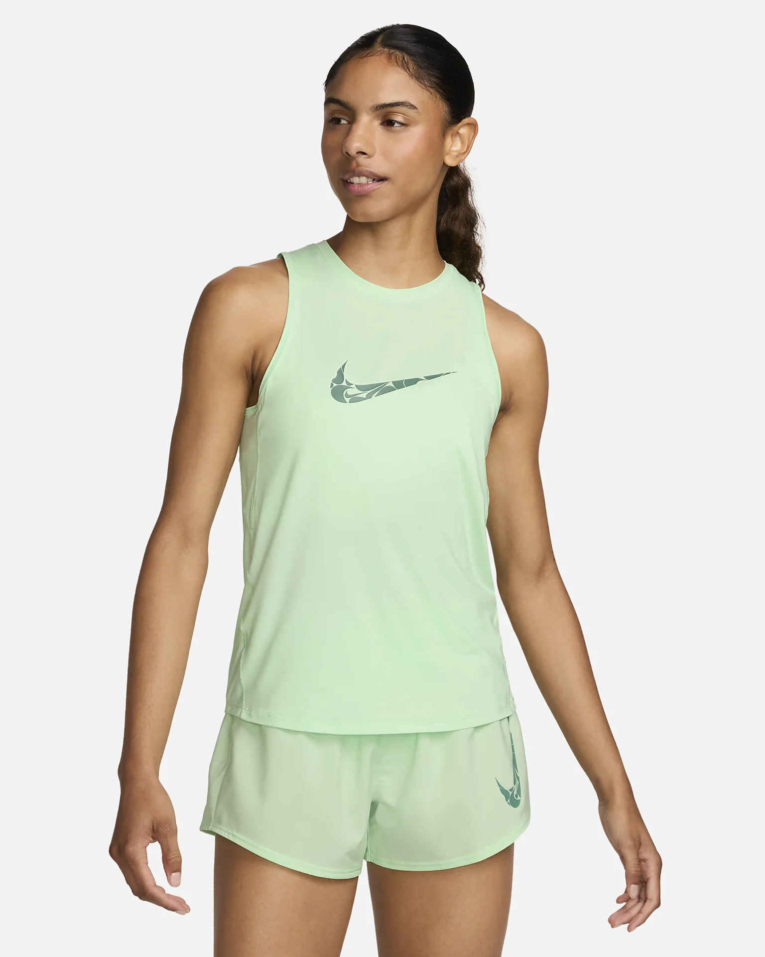 nike running apparel dri fit adv running division one graphic y dri fit long sleeve running division wnkoneswshhbrtank