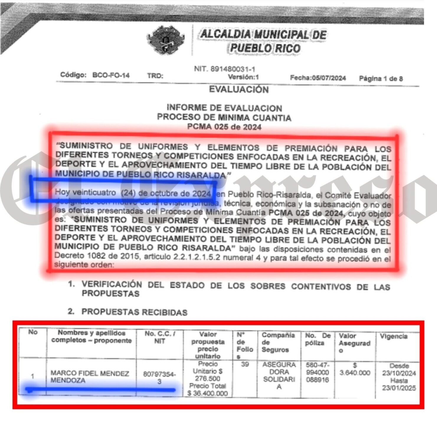 alcalde de pueblo rico todo un campeon firma con contratista que comparte procesos judiciales con la coordinadora de cultura alcalde de pueblo rico todo un campeon firma con contratista que comparte p e1730410871493