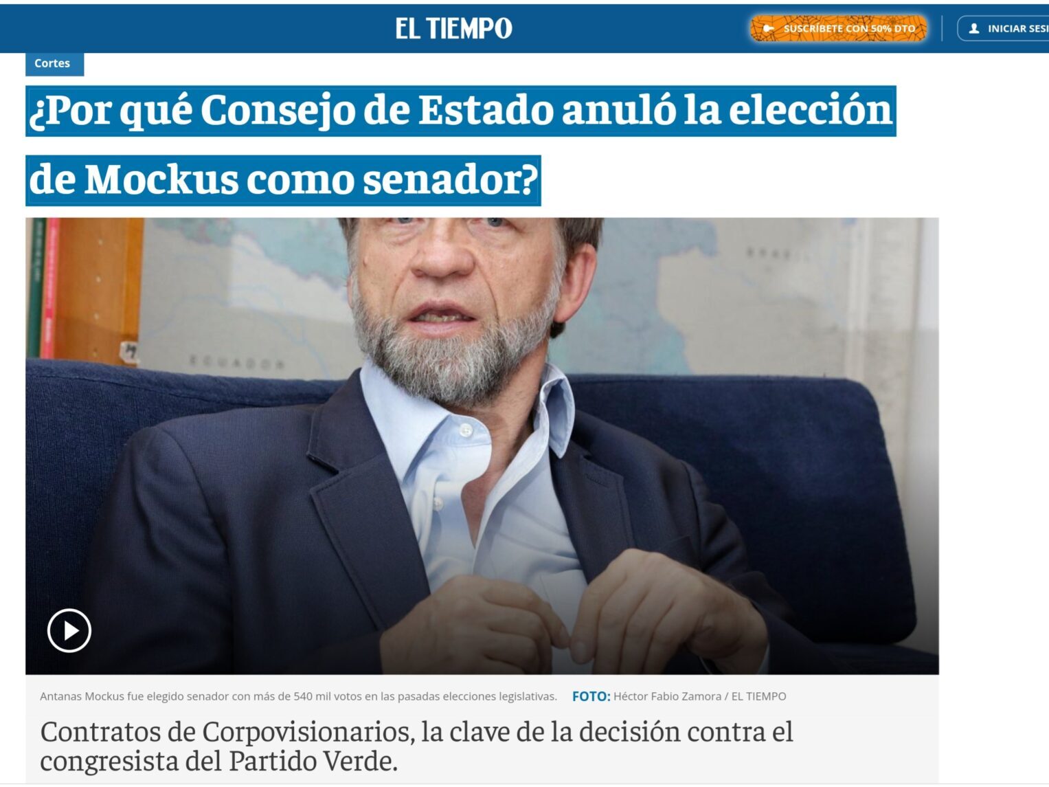 perdera su curul el representante anibal hoyos por el caso de los contratos de asomur recordemos que un caso similar le sucedio a antanas mockus screenshot 20241021 092253 chrome edited perdera su cur