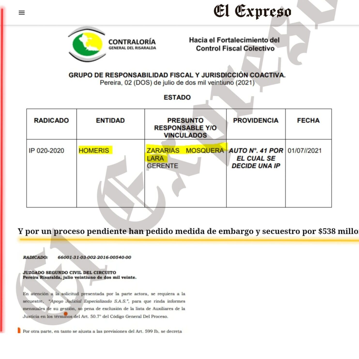 prescripcion o impunidad de la procuraduria con zacarias mosquera lara y un contrato de 866 millones prescripcion o impunidad de la procuraduria con zacarias mosquera lara y un contrato de 866 millone 5