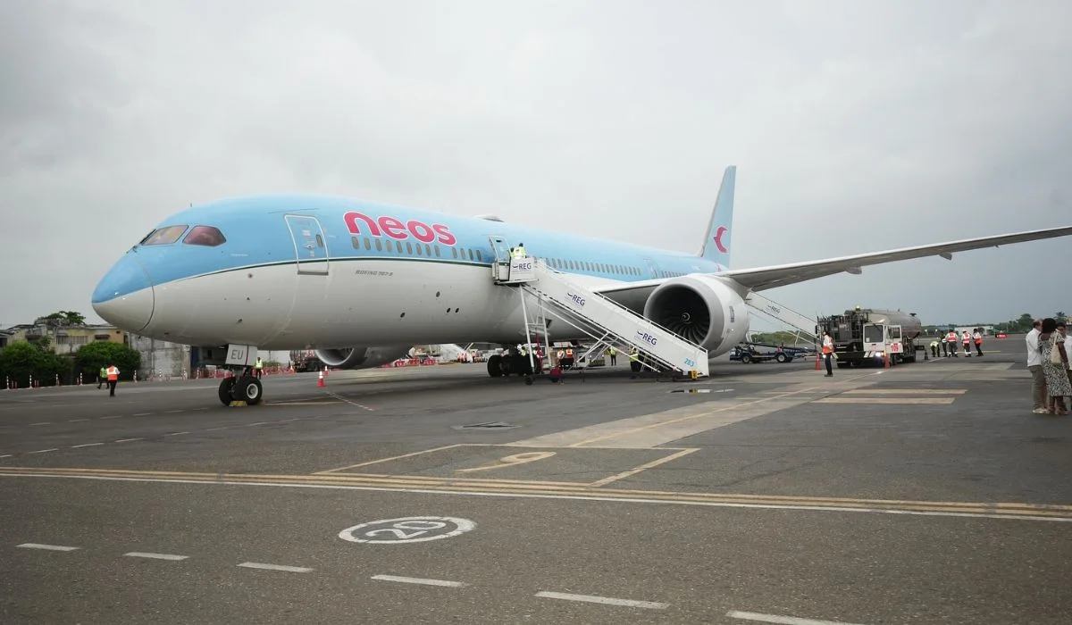 Aerolínea Neos aterrizó en Cartagena de Indias