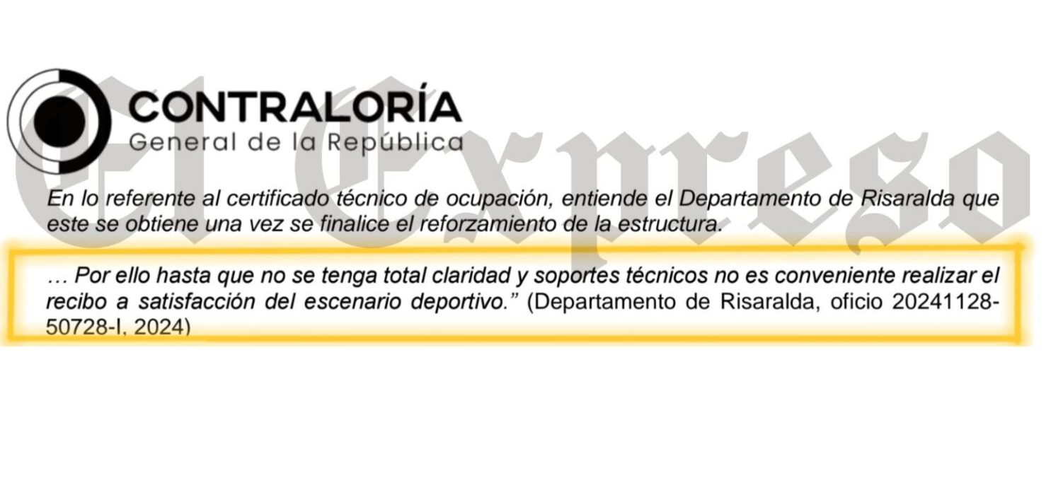 contraloria general de la republica nos da la razon en nuestras denuncias por miles de millones de pesos enredados en los escenarios para los juegos contraloria general de la republica nos da la razon 10 e1738190005885