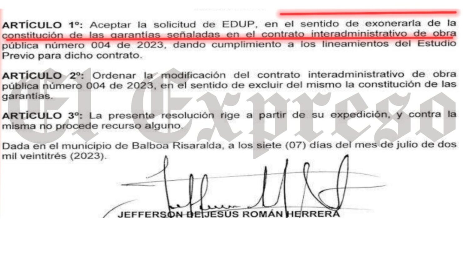 descarados 2 alcaldes de balboa firman un contrato de 2 859 millones a dedo sin licencias mal planificado sin seguros para 6 meses y van 19 descarados 2 alcaldes de balboa firman un contrato de 2 859 1 2 e1738016704627