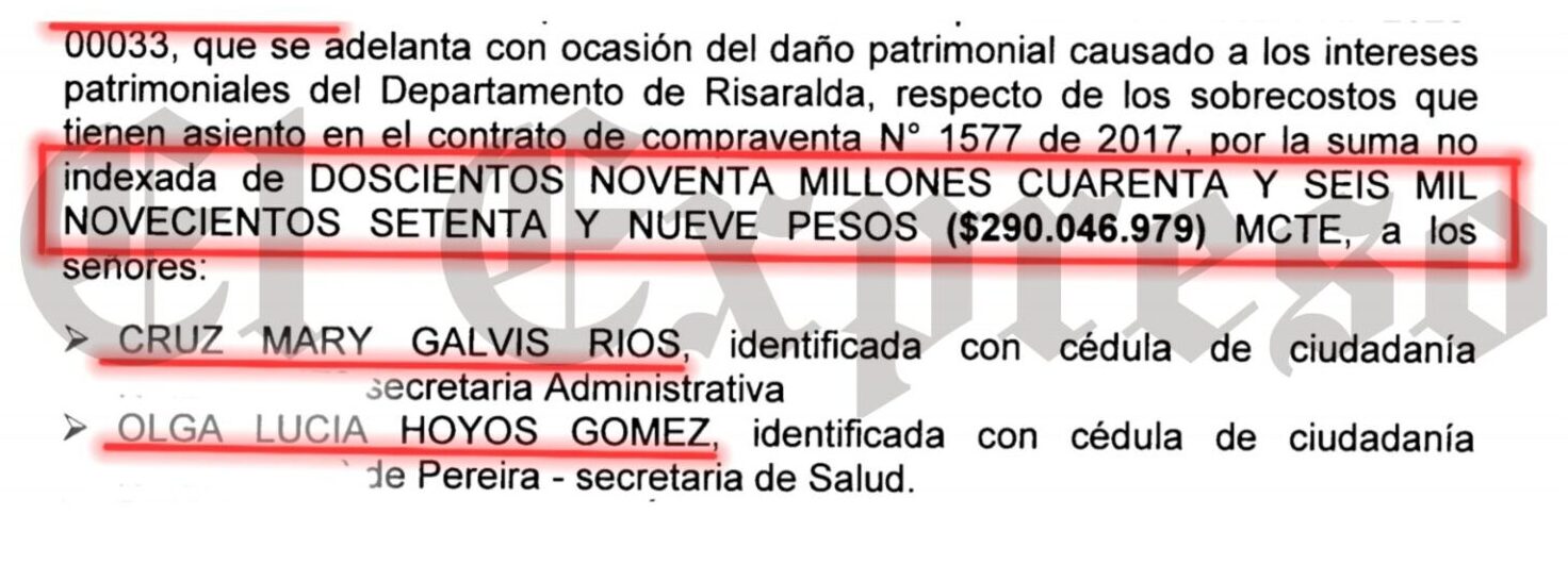 pagaron 125 millones por un filtro de 20 millones por eso y mas condenaron fiscalmente a olga lucia hoyos y otros por millonarios sobrecostos en contrato del ano 2017 pagaron 125 millones por un filtr 2 e1737757803103