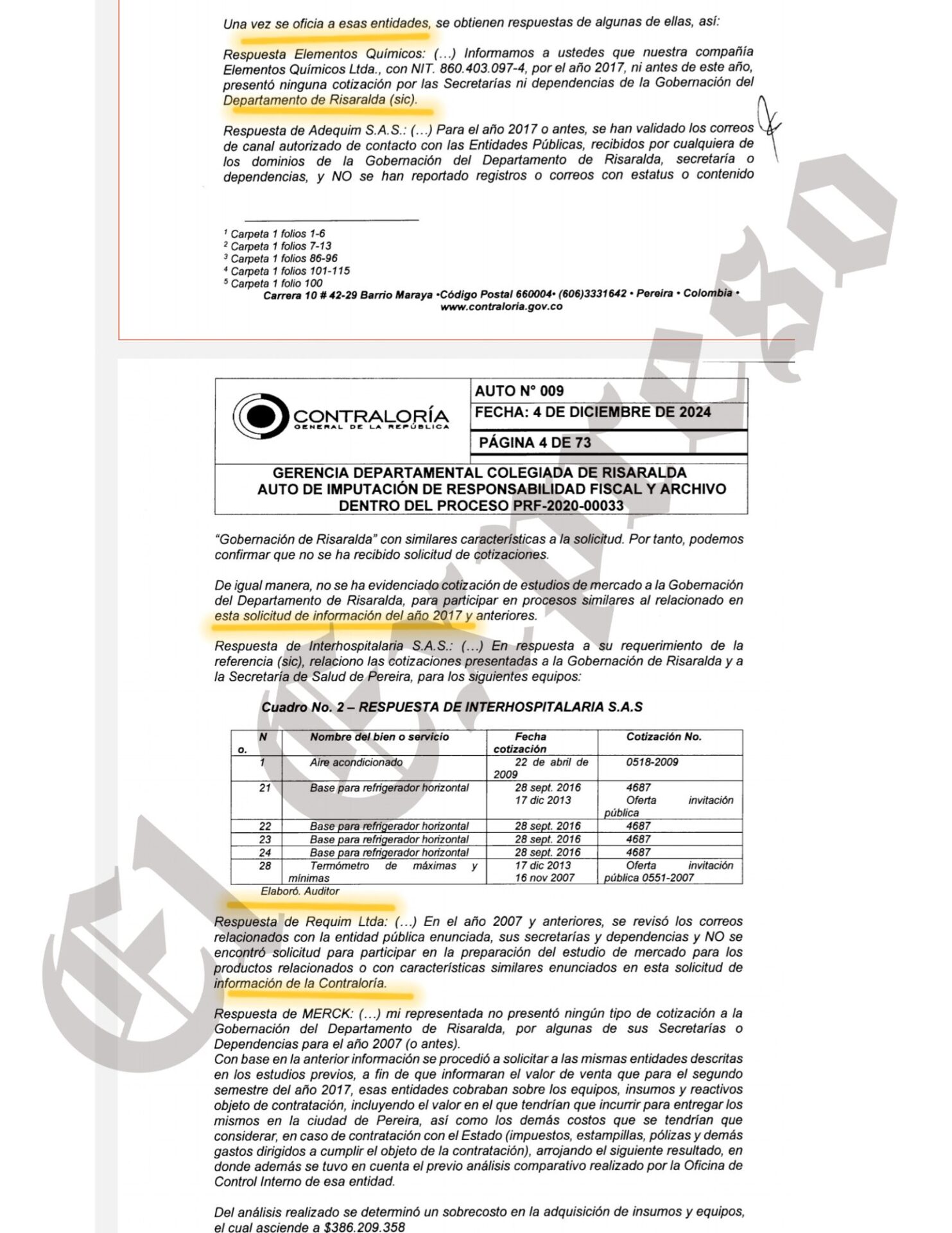 pagaron 125 millones por un filtro de 20 millones por eso y mas condenaron fiscalmente a olga lucia hoyos y otros por millonarios sobrecostos en contrato del ano 2017 pagaron 125 millones por un filtr 6