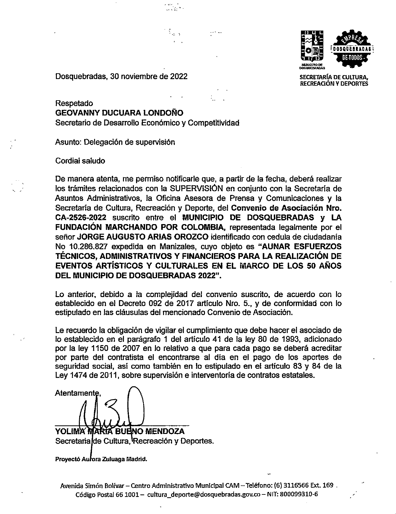 yolima maria bueno aprobo convenio donde evaporaron 203 millones y alcalde la premia con otra secretaria 001