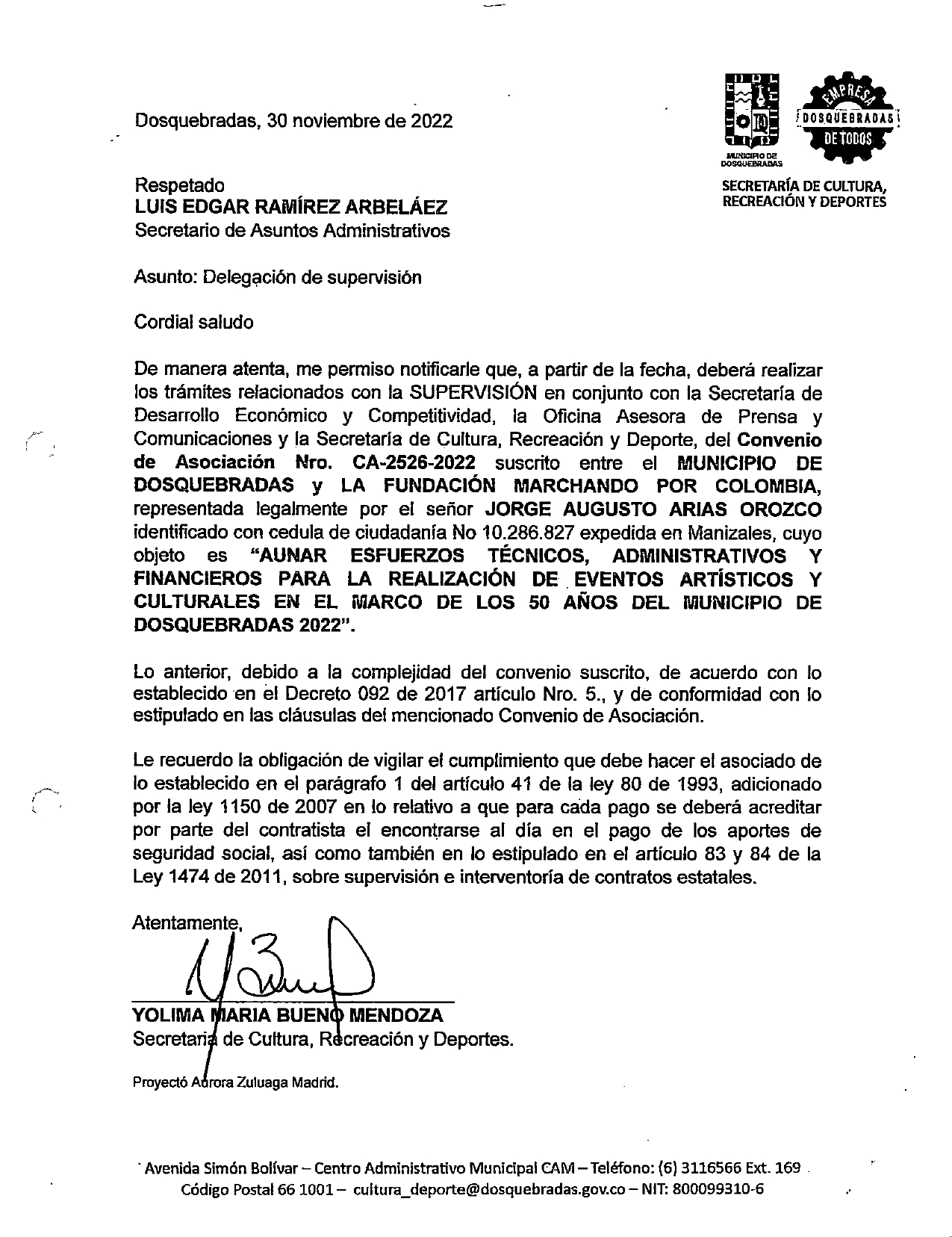 yolima maria bueno aprobo convenio donde evaporaron 203 millones y alcalde la premia con otra secretaria 002