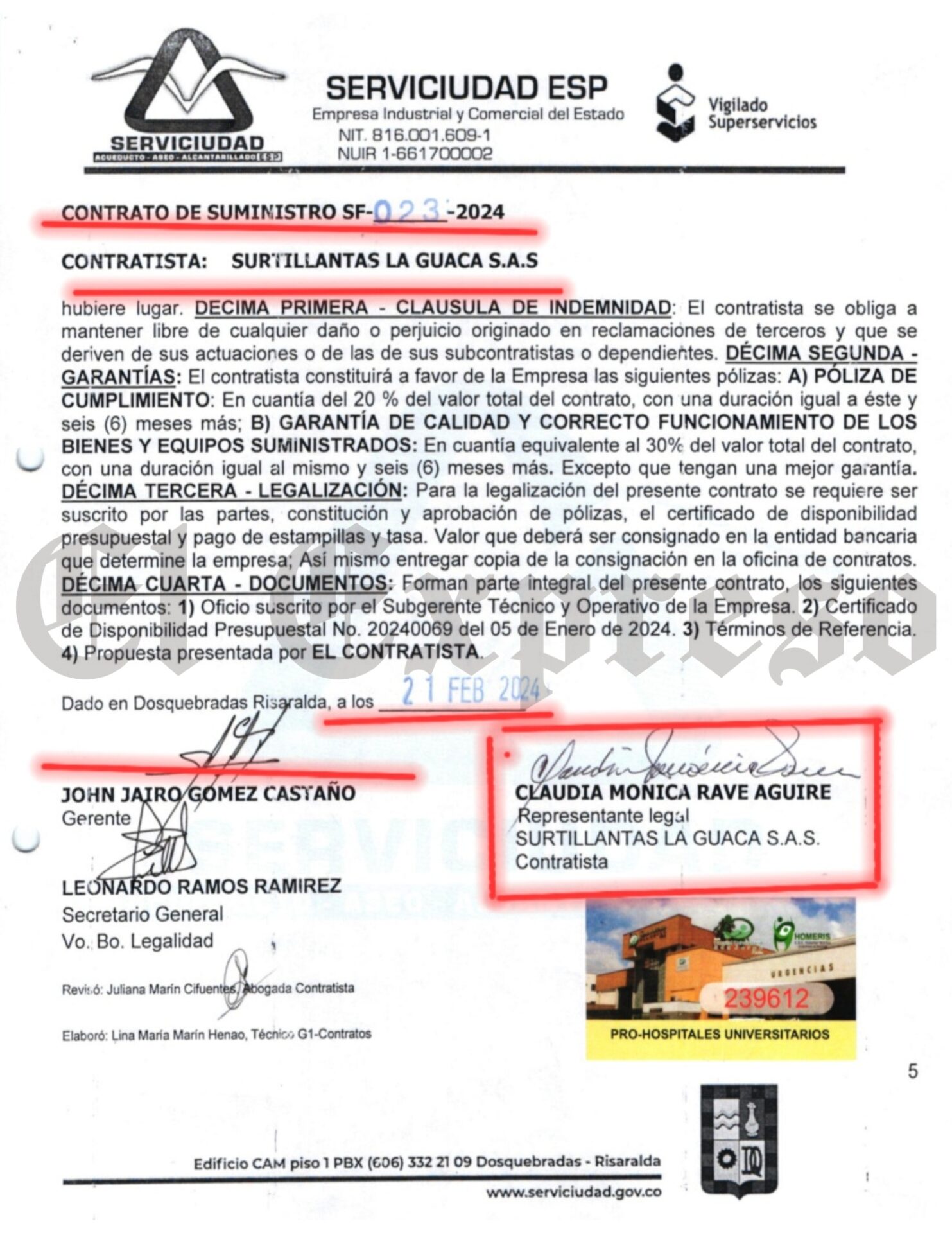 carlos arturo rave gerente de serviciudad niega informacion de contratosque oculta marca de agua 18