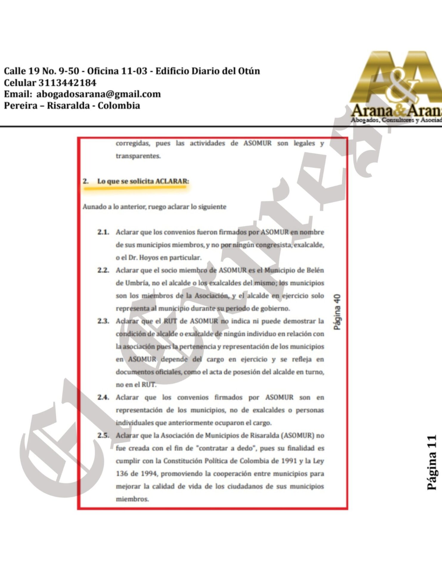 la justicia me dio la razon representante anibal hoyos y abogado arana no pudieron callarme la justicia me dio la razon representante anibal hoyos y abogado arana no pudieron callarme marca de agua 37