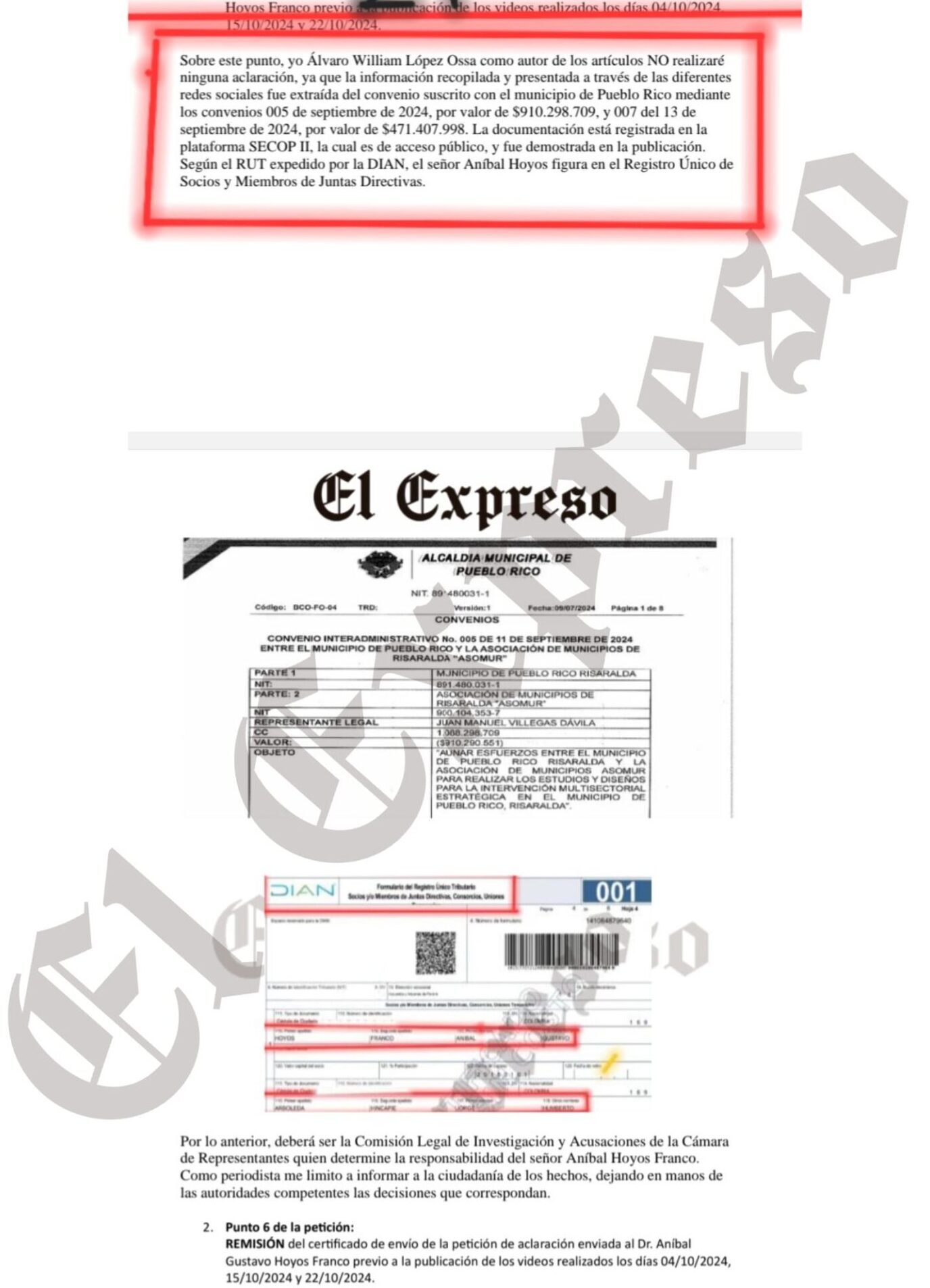 la justicia me dio la razon representante anibal hoyos y abogado arana no pudieron callarme la justicia me dio la razon representante anibal hoyos y abogado arana no pudieron callarme marca de agua 44 e1738965842309