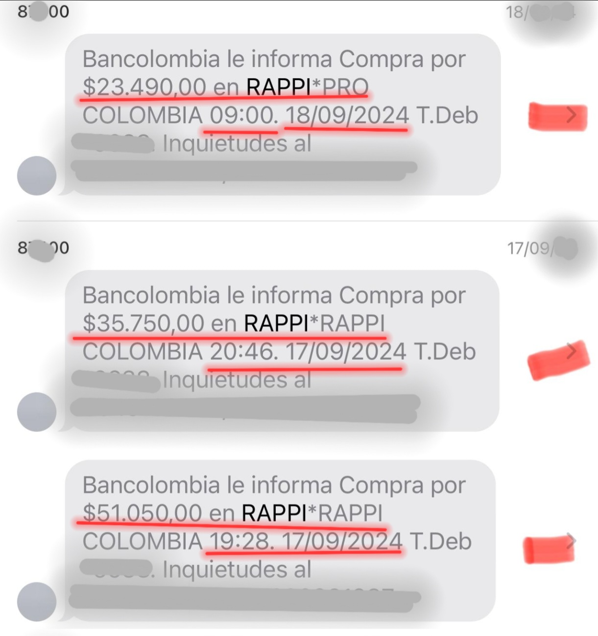 rappi le desconto 28 millones por pedidos que nunca hizo y se entero por que el toxico reviso su telefono screenshot 20250305 170411 gmail